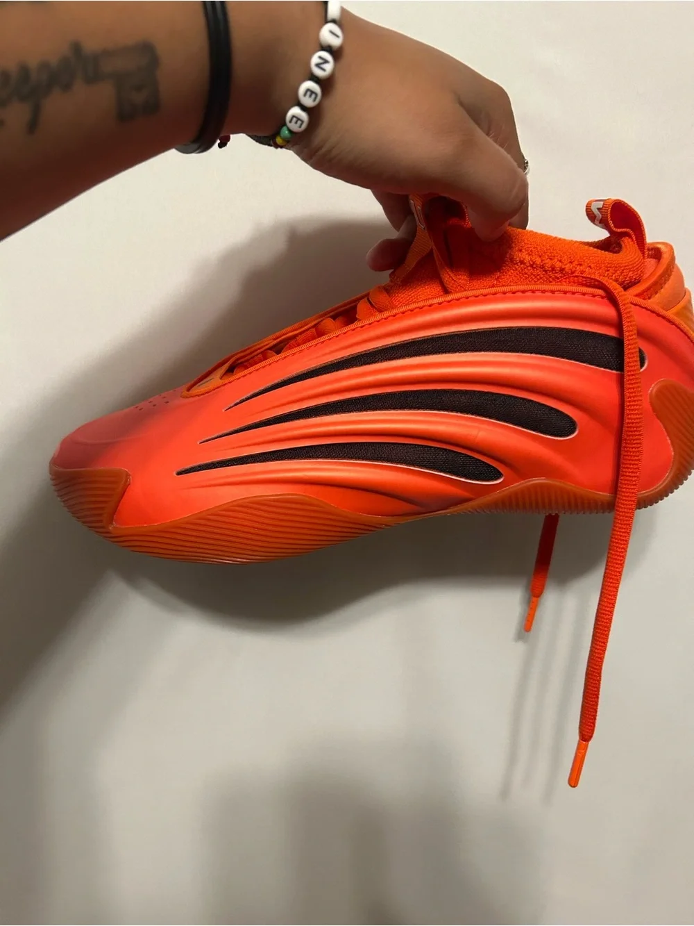 University of Miami Adidas Harden Basketball Sneakers
